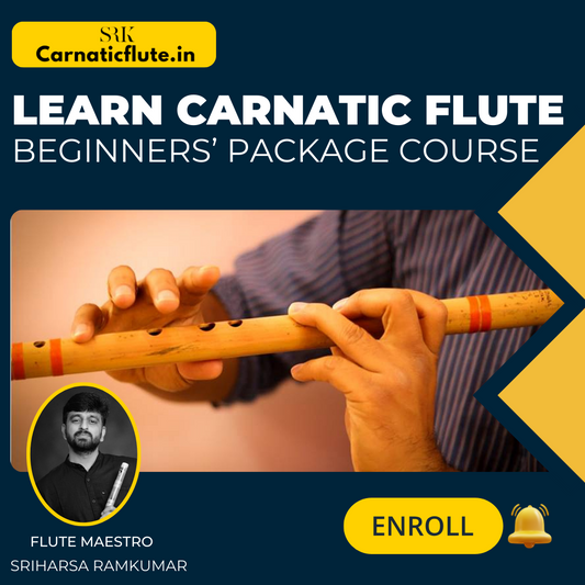 Learn Basics of Carnatic Flute - Step by Step