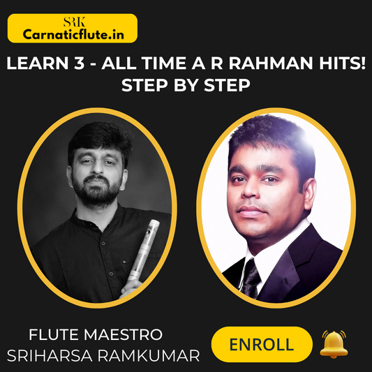 Learn 3 - All Time Favorite Compositions Of A R Rahman – Step by Step